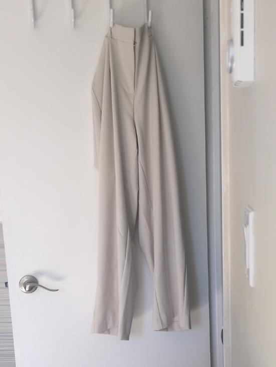 Old Navy Pants - Old Navy High-Waist Wide-Leg Pants in Light Beige